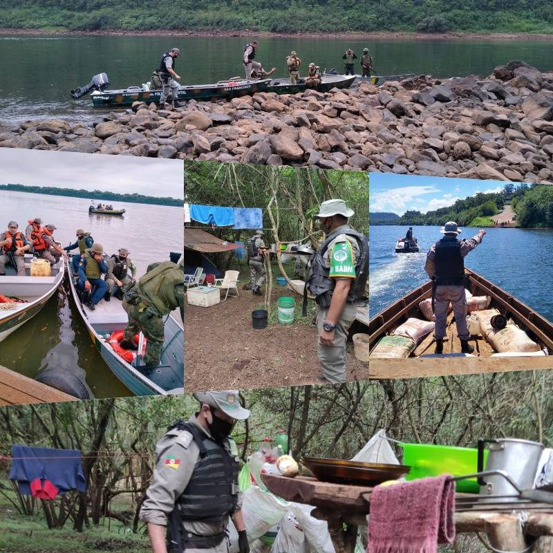 Brigada Militar em conjunto com outros órgãos de segurança realizam 