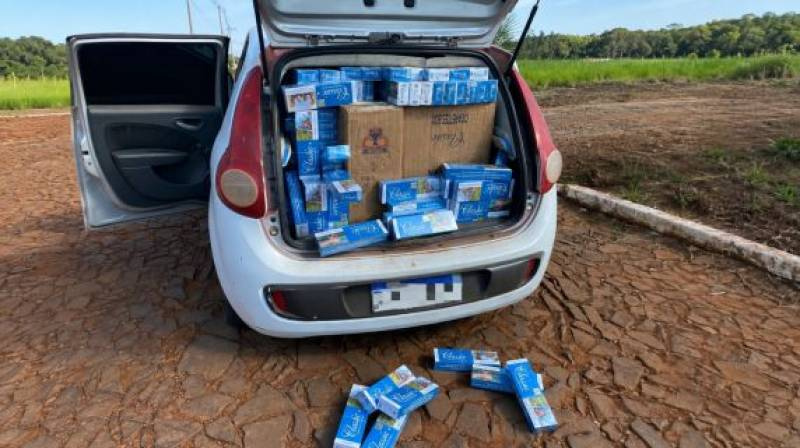Homem é preso com mais de 22 mil maços de cigarros contrabandeados em São José do Inhacorá