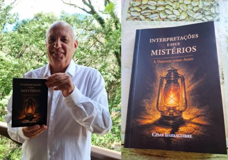 Santo-angelense César Ifarraguirre lança seu primeiro livro “Interpretações e seus Mistérios”