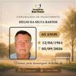 Familiares participam o falecimento de HELIO DA SILVA BASTOS