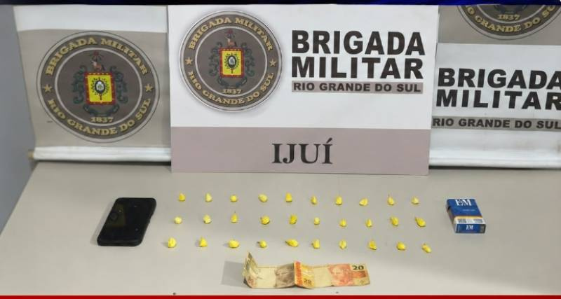 Homem é preso com 30 buchas de cocaína em Ijui