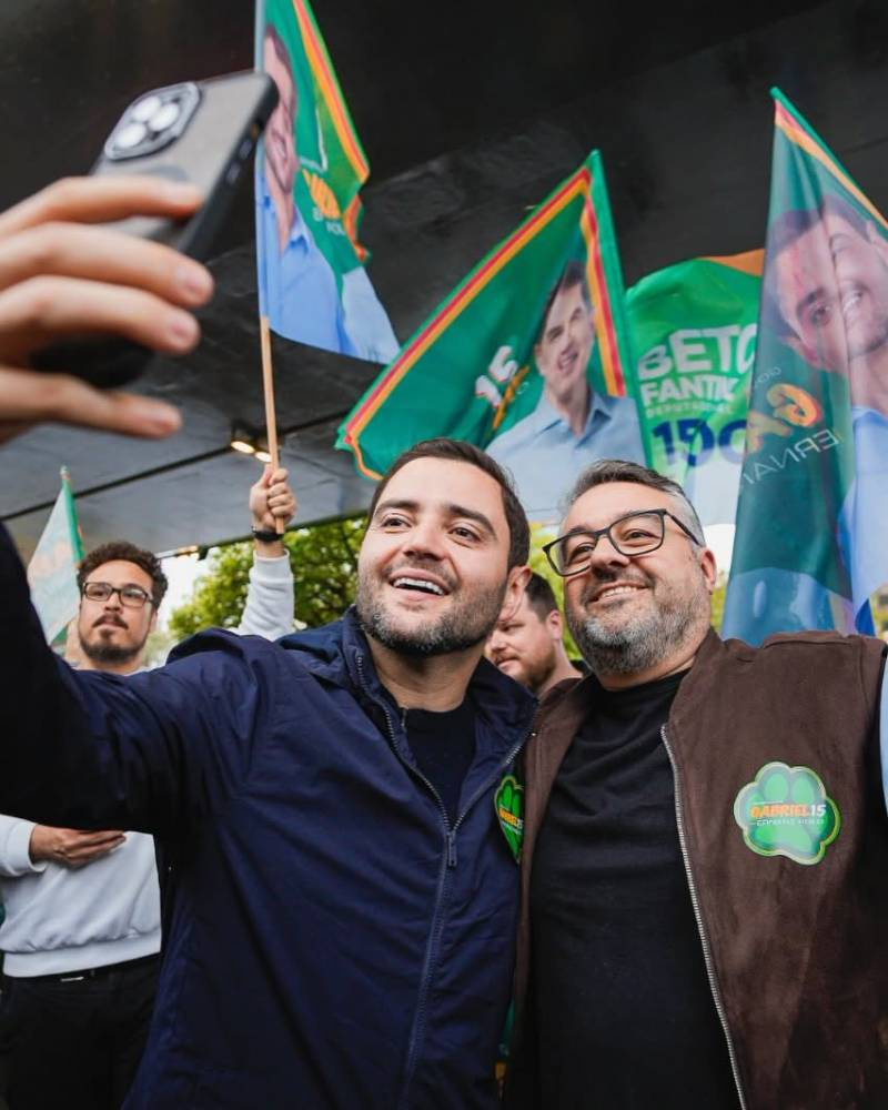 Gabriel Souza vai às ruas e destaca