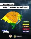 Tempestades severas voltam a atingir o Estado no sábado (3)