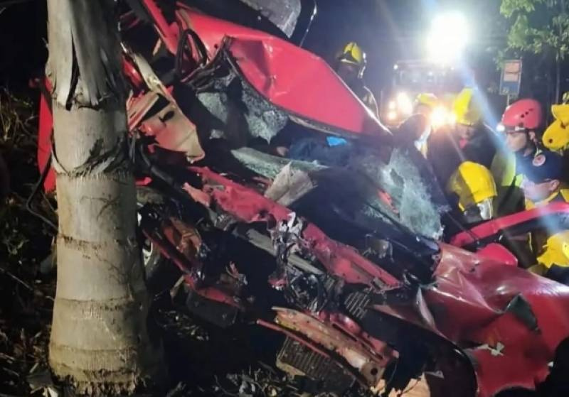 Homem morre e dois ficam feridos em grave colisão na SC-283 no oeste catarinense