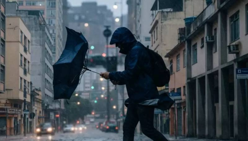 RS deve enfrentar novo período de chuvas intensas e vendavais a partir desta quinta-feira