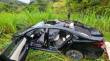 Pedra transportada por caminhão cai sobre carro e deixa mulher gravemente ferida em Santa Catarina
