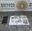 Brigada Militar de Santo Ângelo prende homem por tráfico de drogas