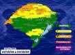 Tempestades com queda de granizo e rajadas de vento atingem o Rio Grande do Sul entre quinta-feira (22) e sábado (24)