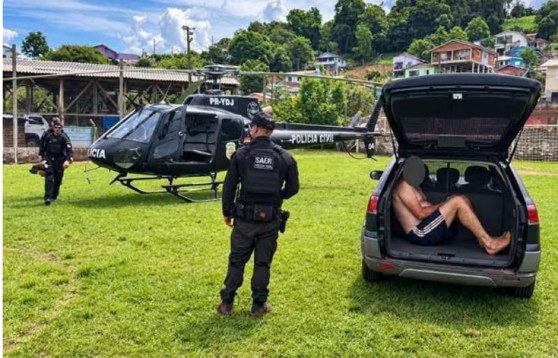 Homem é preso ao fugir para mata após ser flagrado pescando ilegalmente no rio Uruguai