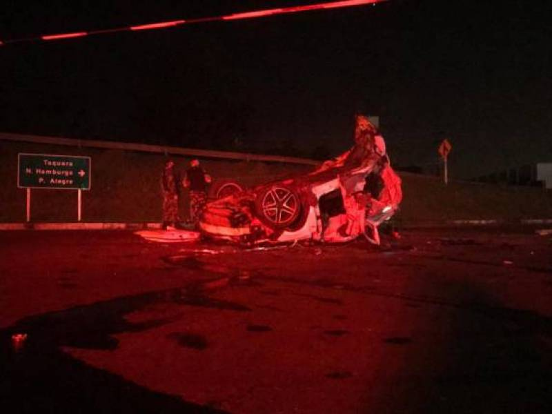 Acidente gravíssimo na RS-239 deixa vítima fatal em Taquara na noite desta segunda-feira