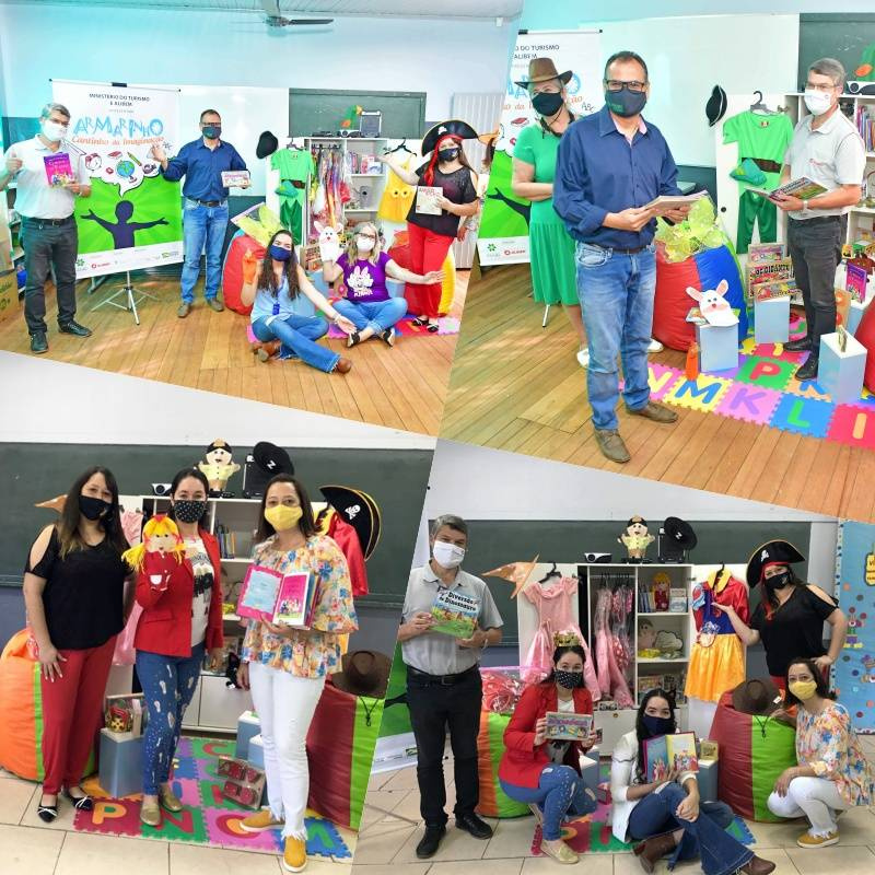 Duas escolas municipais contempladas com o projeto “Cantinho da Imaginação”