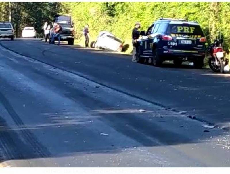 PRF atende acidente com condutor embriagado em Pejuçara