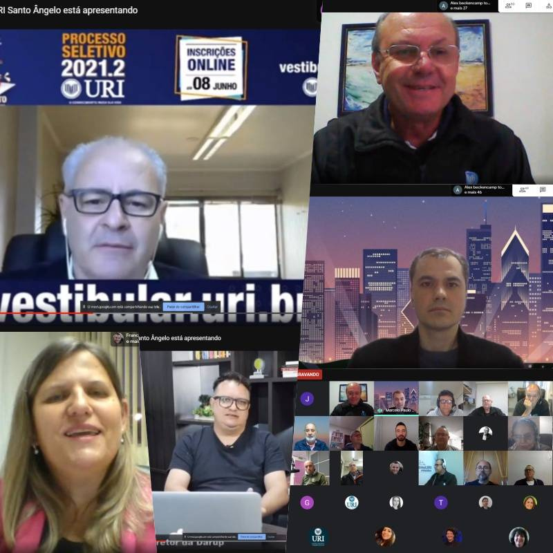 Com encontro virtual, URI acolheu imprensa para apresentar vestibular, pós-graduações e mais de 100 cursos de extensão