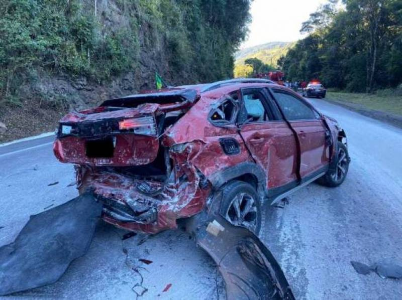 Grave acidente envolve médicos de Passo Fundo em Vacaria