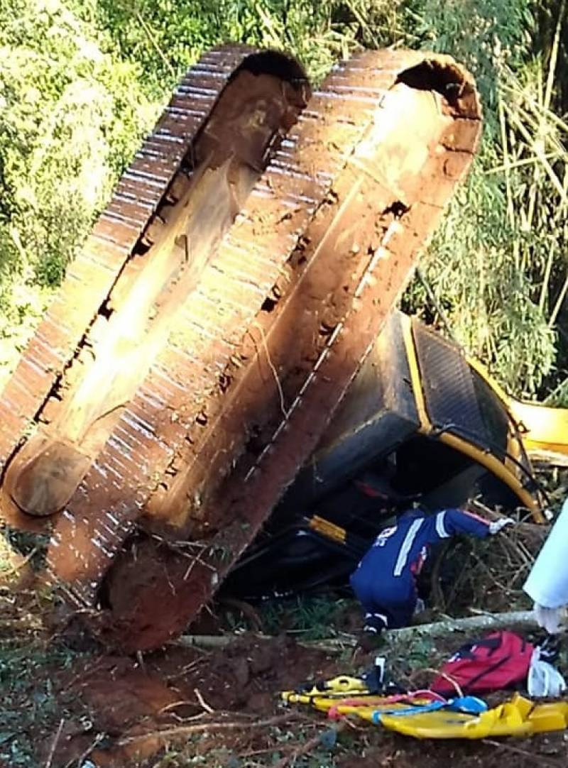 Operador de máquina morre em acidente de trabalho em Vista Gaúcha