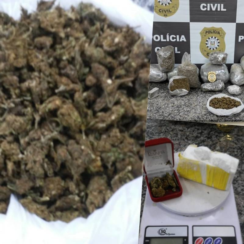 Homem natural de Santo Ângelo é preso por tráfico de drogas no Bairro Haller