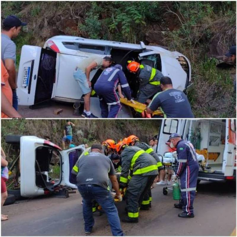 Acidente grave na BR158 em Panambi na tarde deste sábado