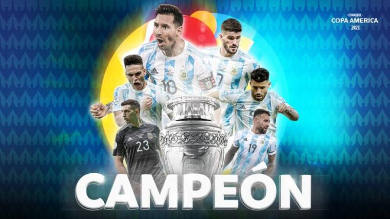 Argentina vence Brasil no Maracanã, e conquista a Copa América 