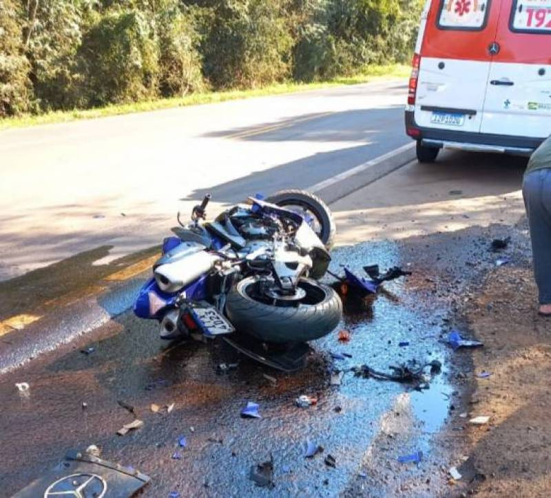 Motociclista morre em grave acidente na ERS-155, em Ijuí