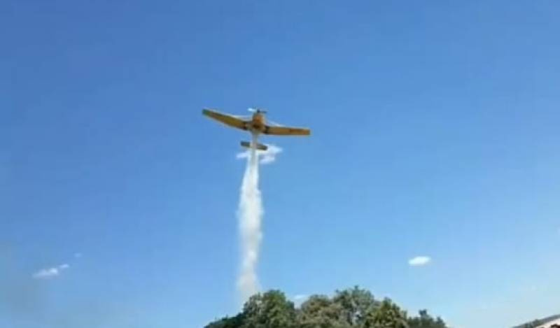 Imagens que marcaram incêndio em lavouras no Rincão do Ivaí