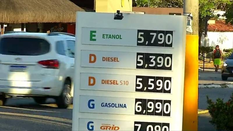 Preço médio da gasolina nos postos sobe pela quarta semana consecutiva