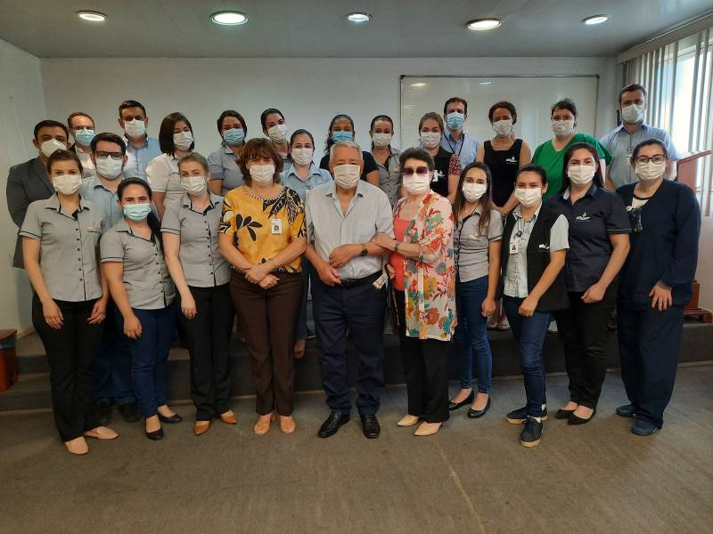 Hospital Santo Ângelo homenageia o ex-provedor Odorico Bessa Almeida