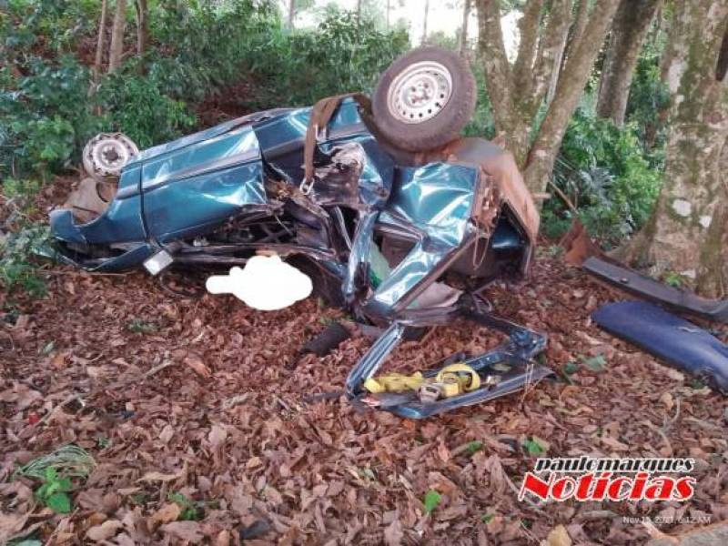 Idoso morre após saída de pista na RS 342 em Três de Maio
