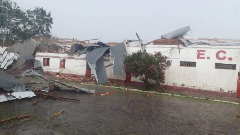 Temporal causa estragos em Palmeira das Missões nesta terça-feira