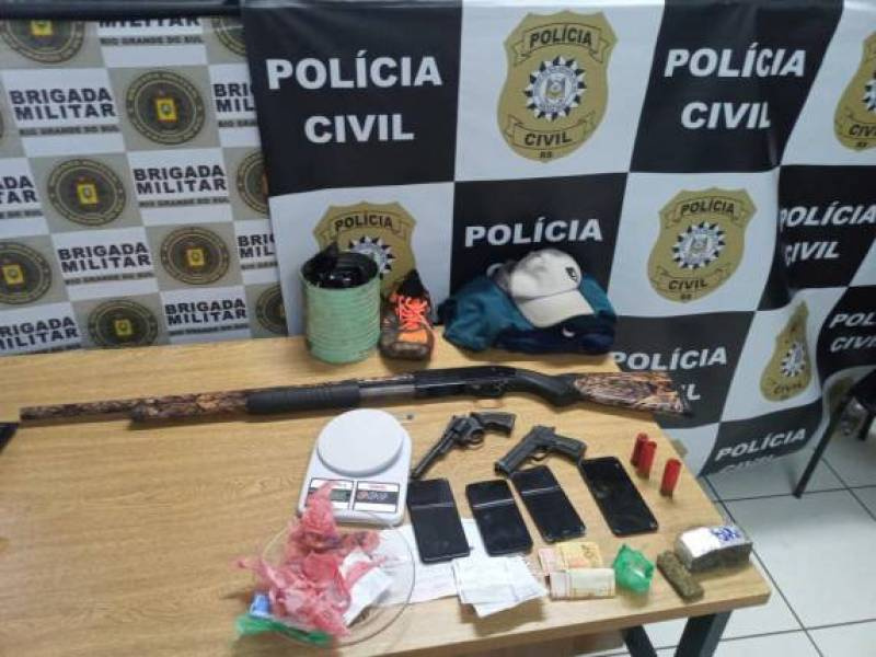 Criminosos que causaram temor através de vídeo, foram presos em ação da PC e BM em Ind