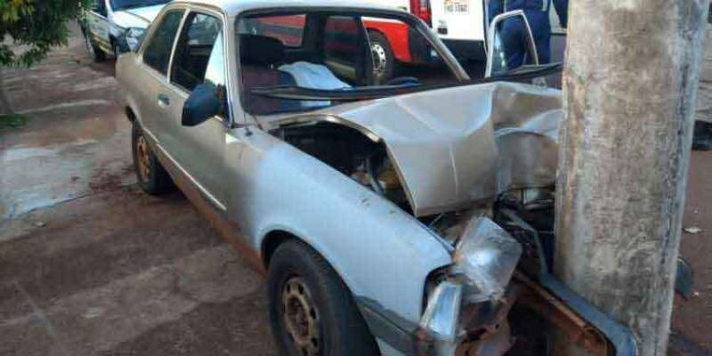 Colisão contra poste faz vitima fatal na manhã deste sábado,12, em Espumoso