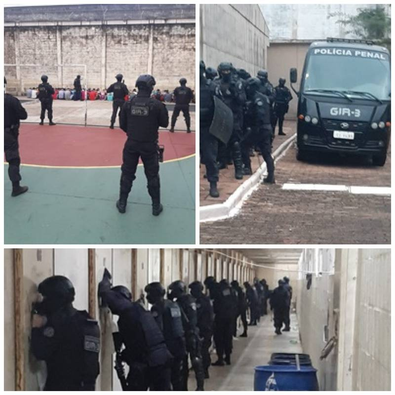 Forças de segurança realizam operação na modulada de Ijui 