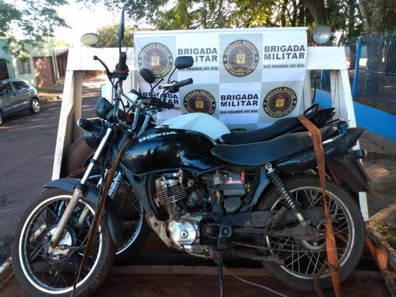 7ºRPMon recupera duas motocicletas em situação de furto 