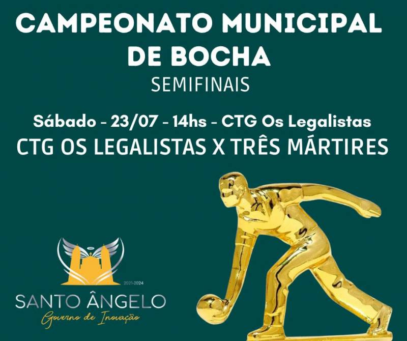 Galerno larga na frente na segunda semifinal do citadino de bocha