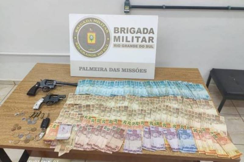 Brigada Militar prende suspeitos de assalto à supermercado no Noroeste do RS